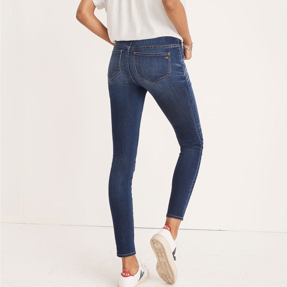 Maternity Over-the-Belly Skinny Jeans in Danny Wash: TENCEL™ Denim Edition